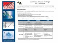 Lubricious Silicone Coatings and Lubricants